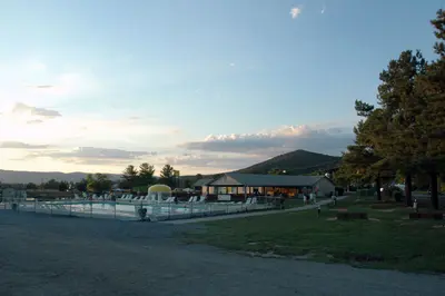 Yogi Bear's Jellystone Park Camp-Resort near Luray, Virginia, at dusk, 2007