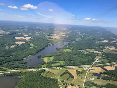 Lake Wilhelm aerial shot 2024-06-15 4