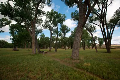 Campsite at Deerlodge Park Campground