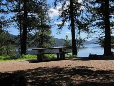 Tally Lake Campground north shore