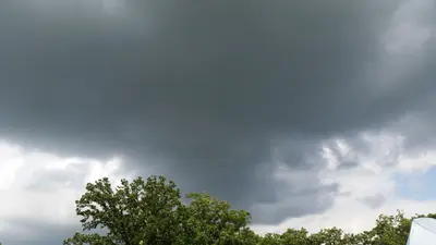 Storm passing by, Sandhill Station Campground (14555433423)