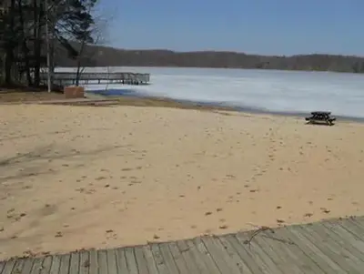 Nichols Lake South Campground beach