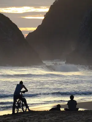 Beach Scene at Sunset - Zipolite - Oaxaca - Mexico (15619645735)