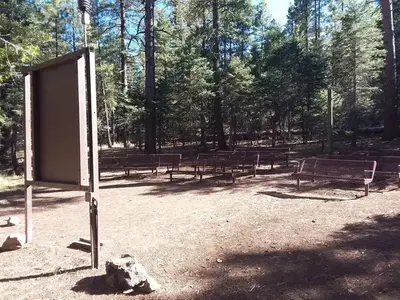 Campground amphitheater.
