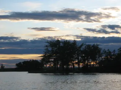 Park Lake sunset (2796460998)