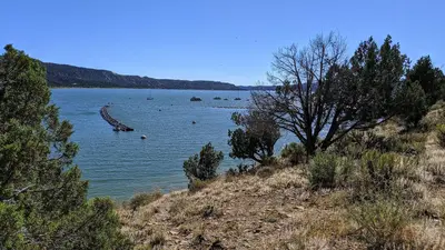 Navajo Lake Piedra arm from Navajo State Park Colorado