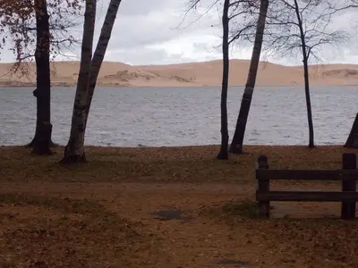 Silver Lake ^ Dunes in distance - panoramio