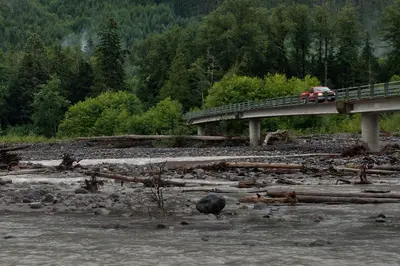 Bridge over Carbon River
