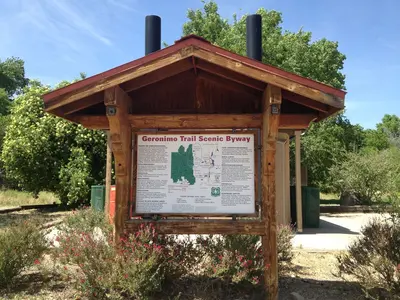Geronimo Trail National Scenic Byway Marker
