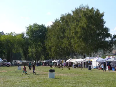 Food area - Wasco County Fair 2014