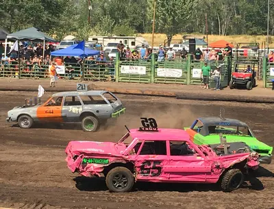 Demolition derby - Wasco County Fair 2017