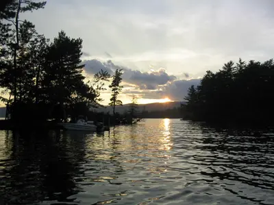 Island Sunset - Glen Island, Lake George, NY - panoramio