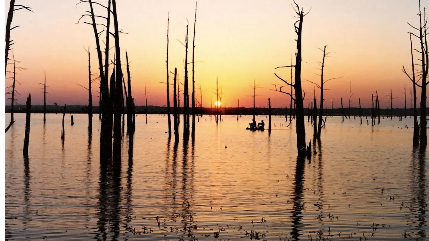 Sunset on Sardis Lake