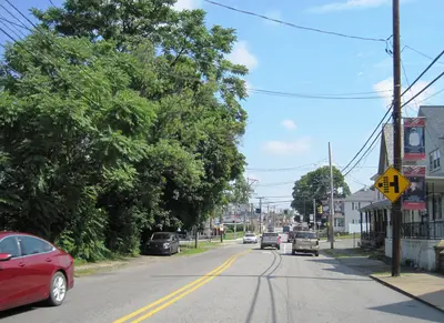 US 11 nb in Avoca, PA, July 2024