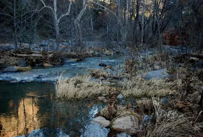 Winter Afternoon, Oak Creek Arizona, Manzanita Campground, 2013 - panoramio