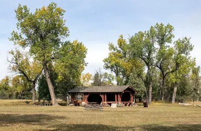 Juniper picnic area CCC shelter Theodore Roosevelt NP1