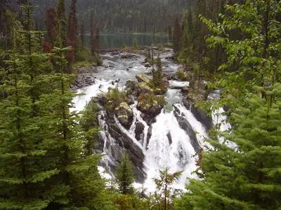 Ghost Lake falls - panoramio