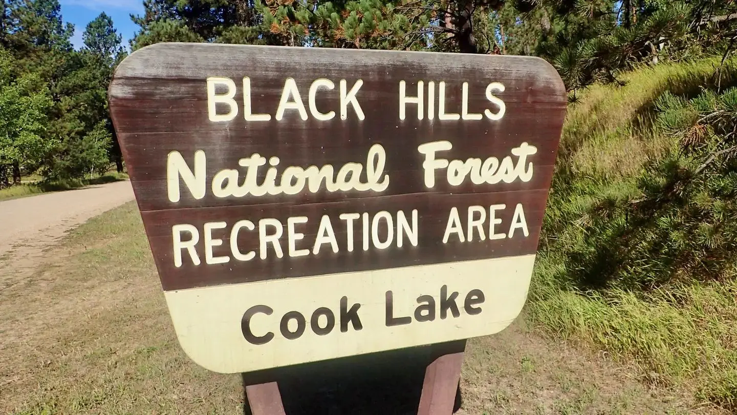 Cook Lake Sign
