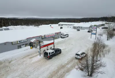 Esso gas station in Radisson, Quebec