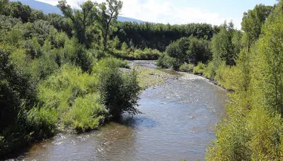Chama River in Chama, New Mexico