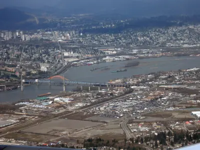Surrey-New Westminster from the air - panoramio