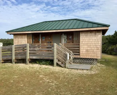 Ocracoke Campground restroom facility siding and roof (51681111817)