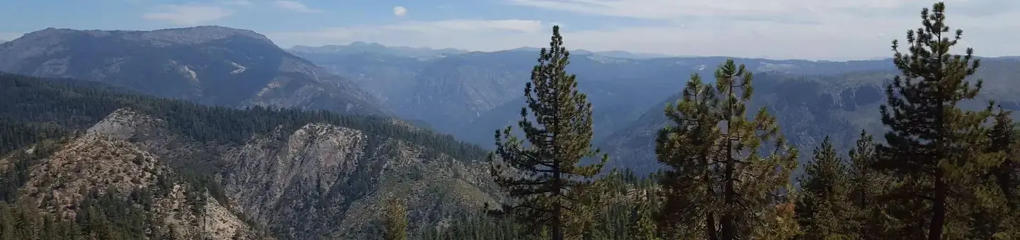 View of North Fork American River Canyon from 19 Road