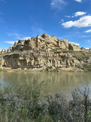 Milk River and Writing-on-stone Hoodoos