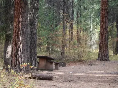 Camp site table