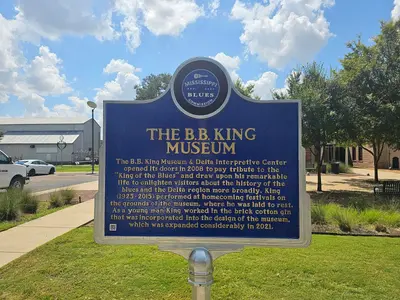 THE B.B. King Museum Blues Trail Marker