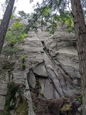 Red Squirrel climbing route at Falls of Lana