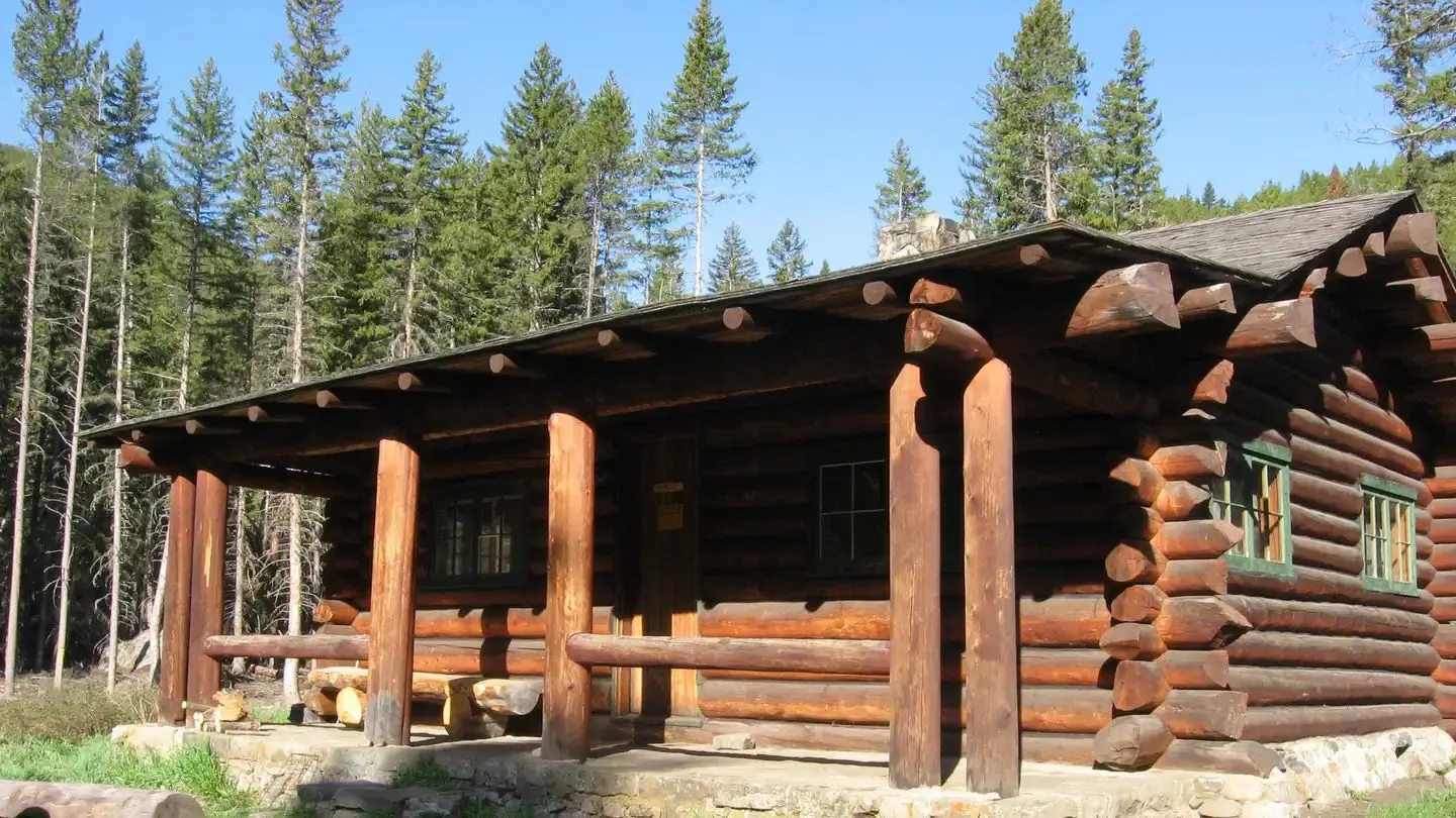 Fourmile Cabin front porch