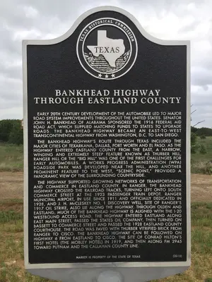 Bankhead Highway Through Eastland County TxHM (25870122663)