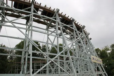 Blue Streak, Out and Back wooden coaster (7578679274)