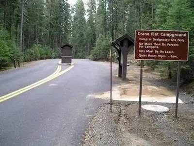 Crane Flat entrance