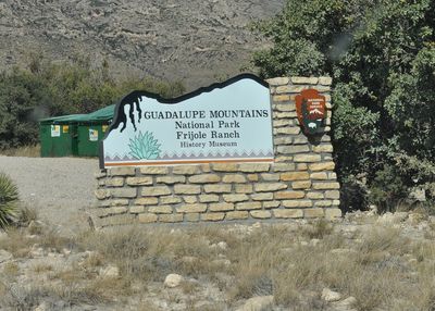 Frijole Ranch Sign