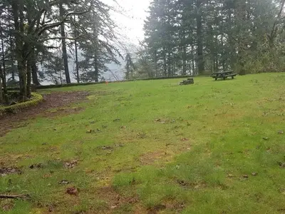 Overlook grassy play and picnic area