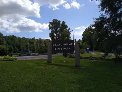 Dismal Swamp State Park sign
