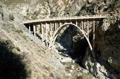Bridge to nowhere from the west, looking east