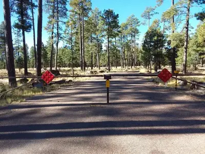 Gate to the campground.