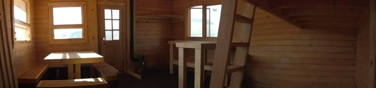 Spencer Bench Cabin Inside