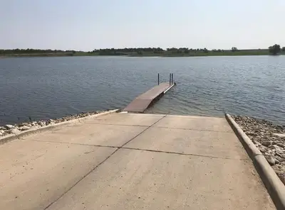Boat Ramp at Wolf Creek Campground on Lake Sakakawea
