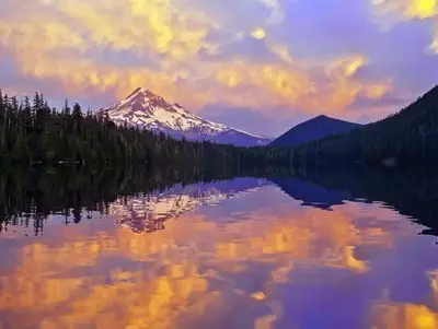 Beautiful sunsets happen at Lost Lake