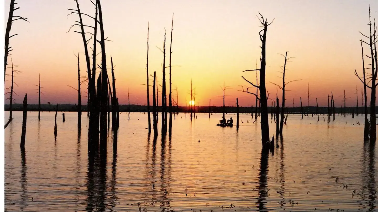 Sunset on Sardis Lake