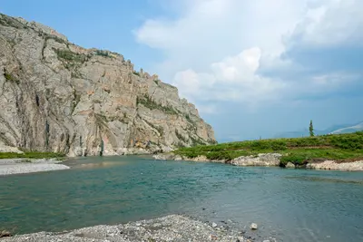 Confluence of Firth River and Muskeg Creek, Ivvavik National Park, YT