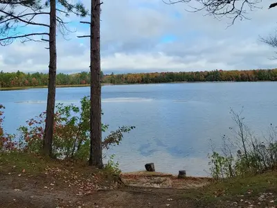 Steuben Lake Campsite 1 lake view
