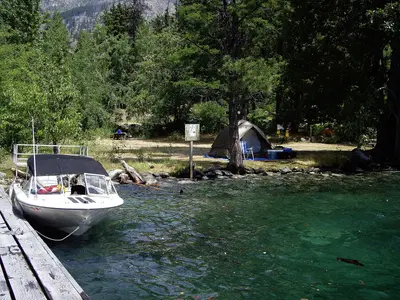 CAMPSITE ACROSS LAKE FROM LUCERNE - panoramio