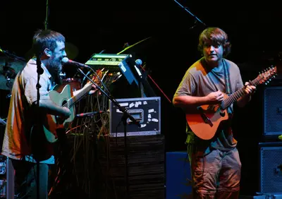 Keller Williams Larry Keel All Good Music Festival Marvin's Mountaintop outside Masontown WV July 2007