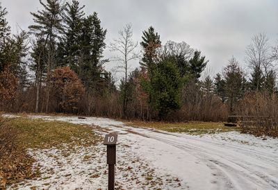 Campsite 10 at St Croix Campground, Camping at Governor Knowles State Forest, Wisconsin in Winter (46537422531)