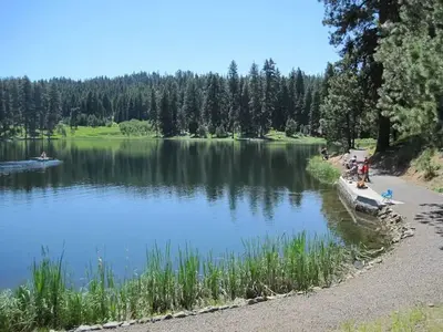 Accessible fishing and pathways are enjoyed by all